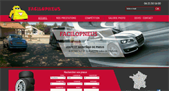 Desktop Screenshot of facilopneus.com