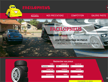 Tablet Screenshot of facilopneus.com